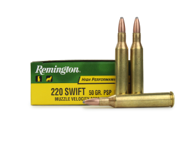 Remington High Performance Rifle .220 Swift 50 Gr PSP (Box)