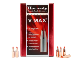 Hornady 6mm 75gr V-Max Polymer Tip Projectiles 100/Box