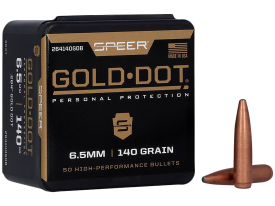 Speer Gold Dot 6.5mm 140gr Soft Point 50/Box