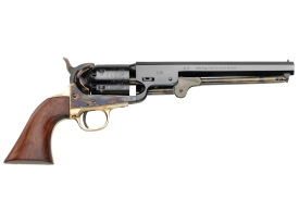 Pietta 1851 Navy Revolver .36 Cal  6rd Capacity 7.5" Barrel Case Hardened Frame Wood Grips