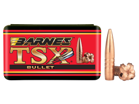 Barnes 270 Caliber 130gr TSX Boat Tail Hunting Projectiles