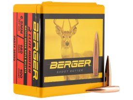 Berger 6.5mm 140gr Elite Hunter Boat Tail Projectiles 100ct