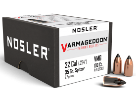 Nosler 22 Cal Varmageddon 35gr Flat Base Tipped 100ct