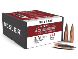 Nosler AccuBond LR .308 168gr Spitzer Point 100ct