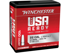 Winchester 224 Caliber 62gr Open Tip Range 100/box