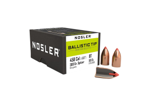 Nosler 458 Caliber 300gr Ballistic Tip Spitzer 50/Box
