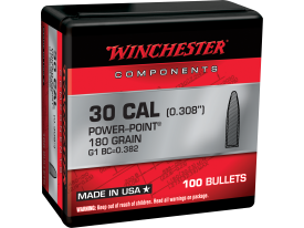 Winchester Ammo 308 Win 180gr Power Point Projectiles 100ct