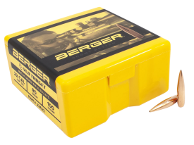 Berger 22 Caliber 80gr VLD Target Projectiles 100/Box