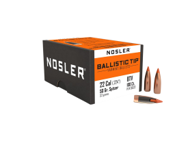 Nosler Ballistic Tip Varmint 22 Cal 50gr Spitzer 100/Box