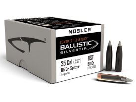 Nosler Ballistic Silvertip 25 Cal 115gr Hunting Projectiles