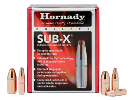 Hornady 45 Cal 410gr Sub-X Subsonic Expanding Projectiles