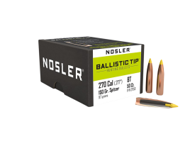 Nosler 270 Caliber 150gr Spitzer Ballistic Tip Hunting