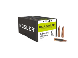 Nosler Ballistic Tip 6.5mm 120gr Spitzer Hunting Projectiles