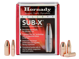 Hornady Sub-X 45 Caliber 395gr Subsonic Expanding Projectiles