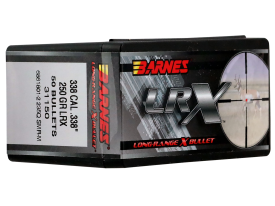 Barnes LRX Long Range 338 Cal 250gr Boat Tail 50/Box