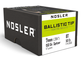 Nosler 7mm 150gr Ballistic Tip Spitzer Hunting Projectiles