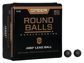 Speer Bullet Muz Rnd Ball .490