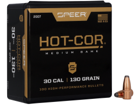 Speer 30 Cal 130gr Soft Point Flat Nose Hunting Projectiles