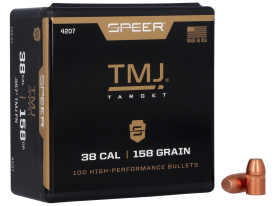 Speer TMJ 38 Cal 158 gr Copper Jacket Target Projectiles