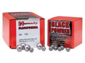 Hornady 36 Cal .375 Lead Round Balls 100/Box