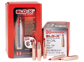 Hornady 7mm 162gr ELD-X Hunting Projectiles 100/Box