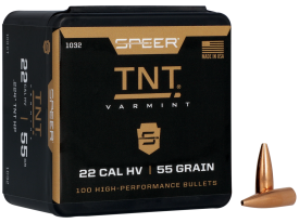 Speer Bullet 22cal .224 55gr Hp Tnt