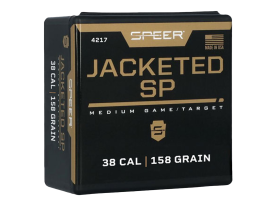 Speer Bullet 38cal .357 158gr Jsp