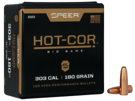 Speer 303 Cal 180gr Soft Point RN Hunting Projectiles 100/Box