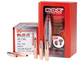 Hornady 6mm 90gr ELD-X Hunting Projectiles 100/Box