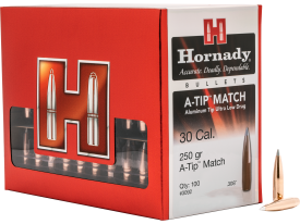 Hornady 30 Caliber (0.308'') 250gr A-tip 100/box