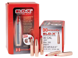 Hornady 6.5mm 143gr ELD-X Large Game Projectiles 100/Box