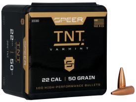 Speer Bullet .22 .224 50gr Hp Tnt