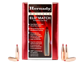 Hornady 25 Caliber (0.257'') 134gr Eld Match 100/box