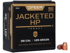 Speer 38 Caliber 125gr Jacketed Hollow Point 100/Box