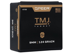 Speer TMJ Value Pack 9mm 124gr Target Projectiles 600ct