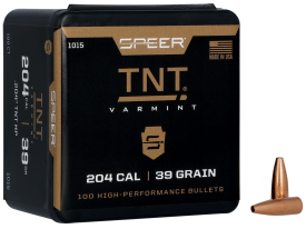 Speer TNT .204 Cal 39gr Hollow Point Projectiles 100ct