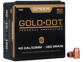 Speer Gold Dot 40 Cal 180gr Hollow Point 100ct