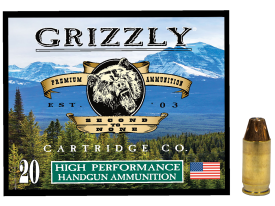 Grizzly .380 ACP 90gr JHP +P Self Defense Ammo  (Box)