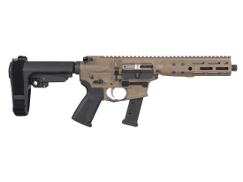 LWRCI IC9 9mm 8.5" 10+1 Pistol (FDE Aluminum/SB Brace)