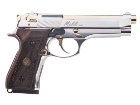 Derya Firearms Melik DA/SA 9mm Luger Pistol 4.9″ Gold TiN Barrel 17+1