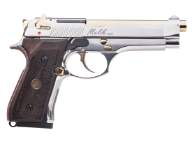 Derya Firearms Melik DA/SA 9mm Luger Pistol 4.9″ Gold TiN Barrel 10+1