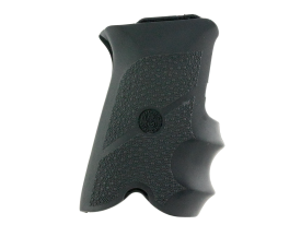 Hogue Rubber Grip Ruger P85 P91 Black Rubber with Finger Grooves
