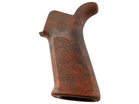Hogue OverMolded Beavertail AR-15/M16 Grip (Red Lava Rubber)