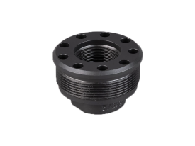 SilencerCo Alpha Direct Thread Mount 9/16 24 Black