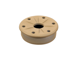 SilencerCo Bravo Front Cap .30 Cal FDE for Suppressors & MAAD Brakes