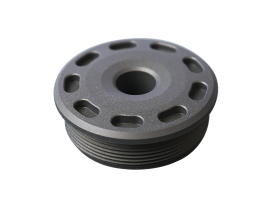 SilencerCo Bravo Front Cap .223 Titanium Black for Suppressors