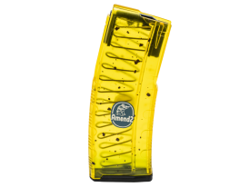 Amend2 MOD-C AR-15 223/5.56/300 Blackout Banana Magazine - 30 Round (Yellow Polycarbonate)