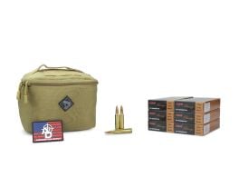 PMC Bronze 223 Remington 55 Gr FMJ BT (Range Bundle) w/Free Ammo Pouch