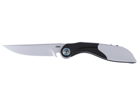 CRKT Nucleus Folding Knife 3.19 Inch 12C27 Blade Black Red Handle
