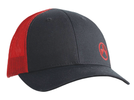 Magpul Icon Trucker Hat Adjustable Snapback Cotton/Polyester Black/Red